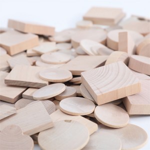 wood nickel, suqare and disc in assorted sizes