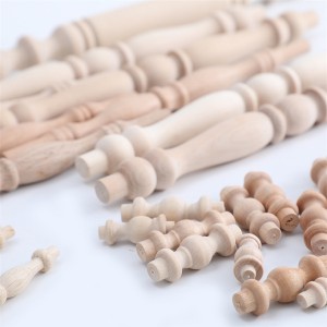 Wood spindle furniture parts