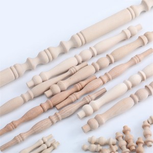 Wood spindle furniture parts