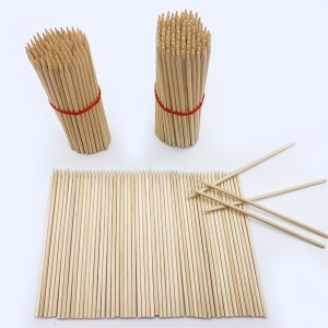 High quality various diameters and lengths birch skewers