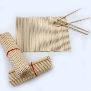 High quality various diameters and lengths birch skewers
