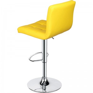 Discount Price Three Colors ABS Bar Stools of Chrome Base