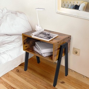 ERGODESIGN Stackable End Table And Side Table With Storage