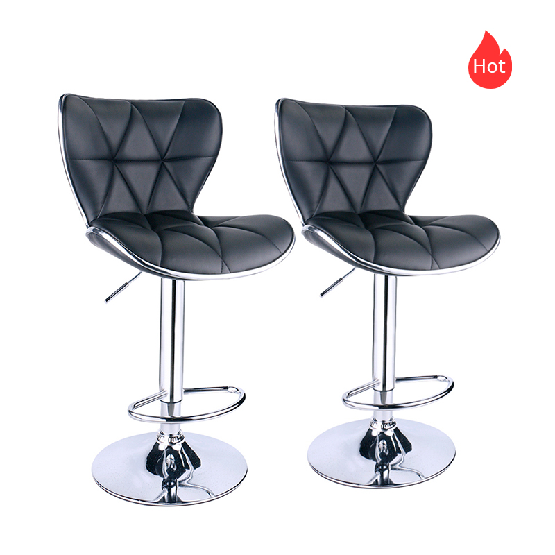 ERGODESIGN Adjustable Bar Stools Set of 2 With Shell Back & Seat Design In Different Colors Set of 2 Featured Image