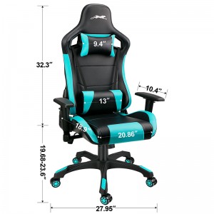 High-Back PC Computer Gaming Chair Office Chairs Ergonomic Racing Style