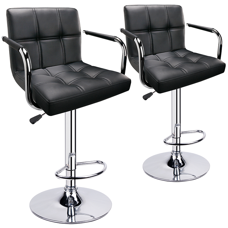 Wholesale OEM Storage Seat Manufacturers Suppliers –  ERGODESIGN Swivel Bar Stools With Arms & Footrest  – ERGODESIGN