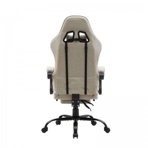 ERGODESIGN Custom Adjustable Swivel Gaming Racing Chair with Headrest and Lumbar Support