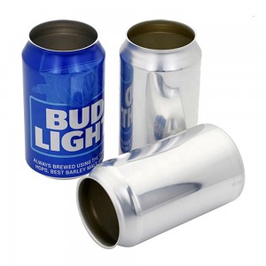 custom empty printed beer and beverage dinks packaging aluminum round can