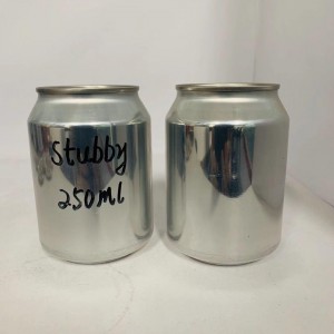 250ml stubby energy juice drink cans