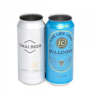 Manufacturer wholesale standard can 473ml(16oz) printing aluminum bee cans