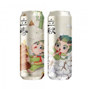 1L king large printed aluminum can for beer beverage