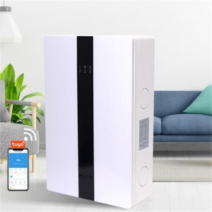 Tuya remote control Wall Mounted Energy Recovery Ventilation system