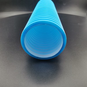 Tubo redondo corrugado flexible antibacteriano de aire fresco PE-HD
