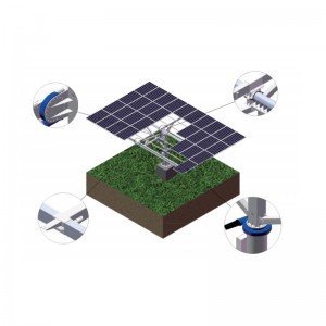 Duo sorozatú kéttengelyes napelemes nyomkövető rendszerek