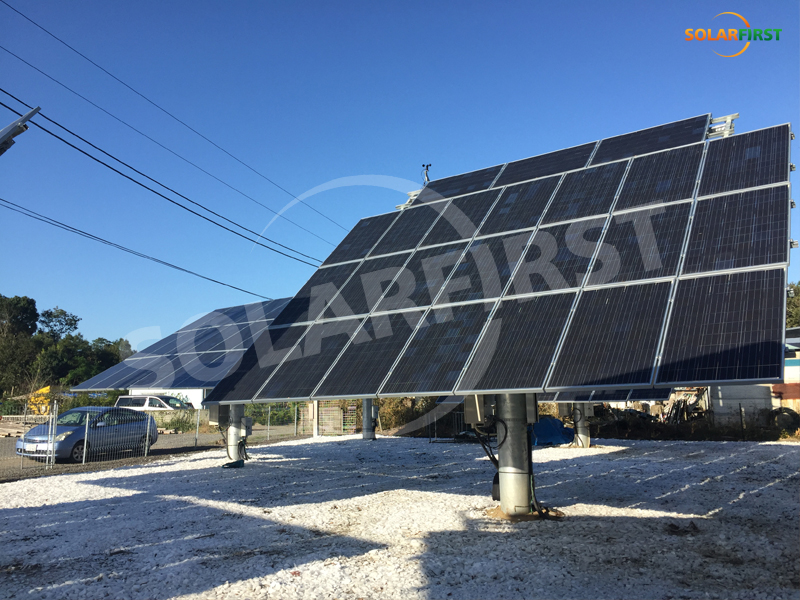 230KW Dual-axis tracking project a Mobara, Japan