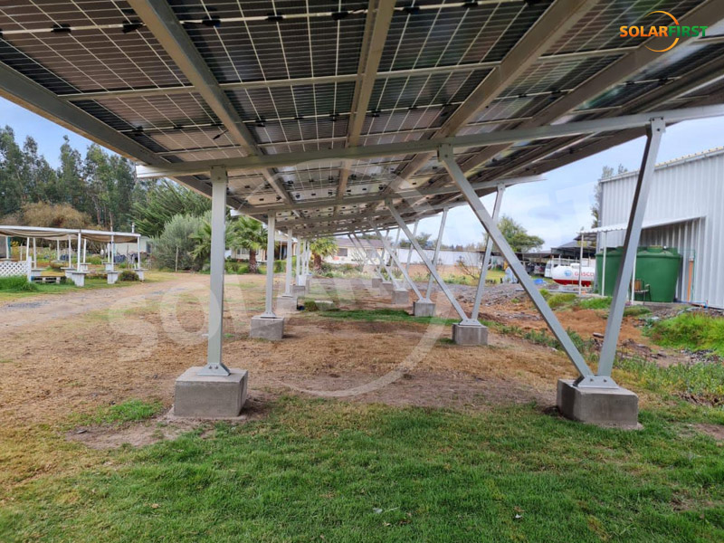 Chile photovoltaic carport nga proyekto