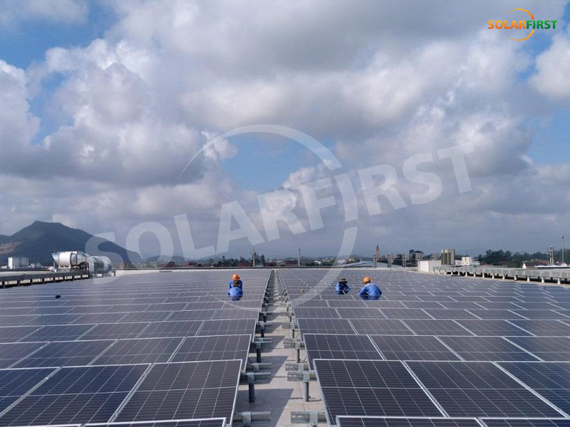 Vietnamo 2MWp stogo elektrinės projektas