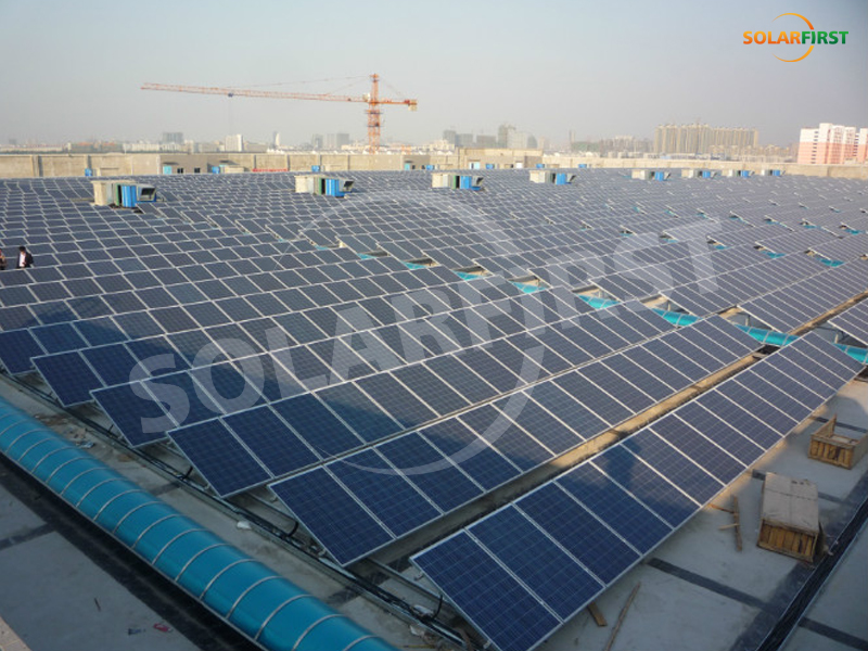 Fujian Quanzhou 2,8MW projekt med fast støttetag