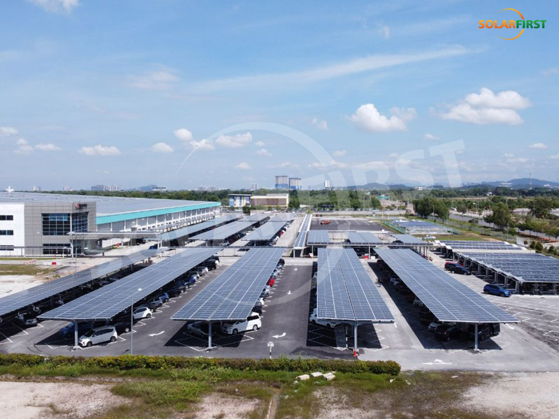Malaysia 1.6MWpBIPV carport nga proyekto