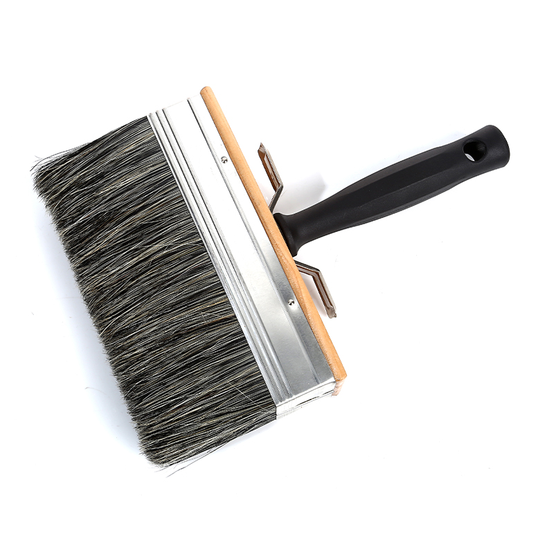 Massive Selection for  Garden Fence Paint Brush  - Natural Bristle Mixed Synthetic Filament Ceiling Paint Brush With Plastic Handle – Yashi