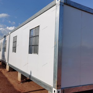 Модульчлагдсан чингэлэг Өрөөний салдаг контейнер Зөөврийн угсармал барилгын унтлагын өрөөтэй байшин
