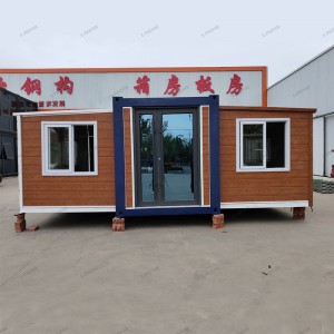 Customized Container Homes Prefabricated Luxury Living 20ft Expandable Container House