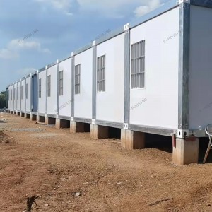 Modern Prefab Light Steel Container House Detachable Knock-down Frame Apartment Site Office