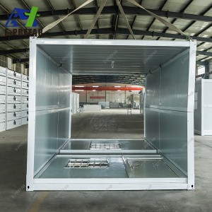 Casă de containere pliabile prefabricată mobilă de lux 20 ft, pliabilă, confortabilă, prefabricată, modulară, cu toaletă de vânzare