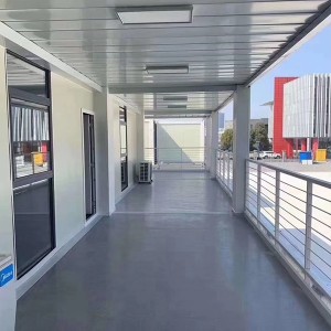 Geprefabriceerd containerhuis rechtstreeks uit China facotry gegalvaniseerde lichte stalen structuur voor appartement