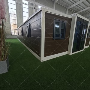चीन फ्याक्ट्री मूल्य 40FT सजिलो स्थापना फोल्डेबल रेडी मेड ठूलो साइज फोल्डिंग मोड्युलर प्रिफ्याब विस्तार योग्य कन्टेनर घर