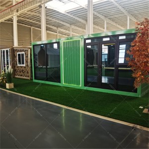 Draagbare Espandibile Eenvoudige installatie Casa Container Volledig voltooide prefab containerwoningen te koop Californië