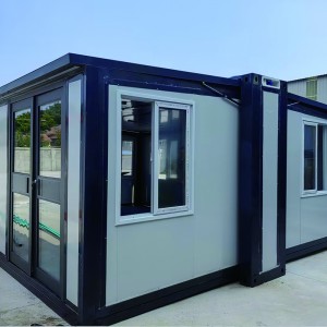 Novi dizajn montažne mini proširive kontejnerske kuće koja se lako gradi Izolirana transportna montažna mala prijenosna kuća