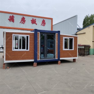 Foldout expandable container house fast installation in galvanized steel structure prefab house with low factory price