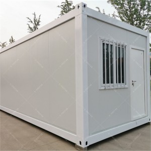 ඉක්මන් ස්ථාපනය අඩි 20 අඩි 40 Folding Prefab Container Houses Foldable Container Prefab Tiny Homes Site Office