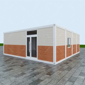 Prefabrykowany dom kontenerowy w willi, luksusowy kontener mieszkalny o długości 40 stóp do zamieszkania