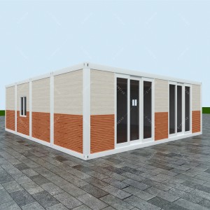 Surenkamas vilos konteinerinis namas gyvenamasis 40 pėdų prabangus konteinerinis gyvenamasis namas gyventi