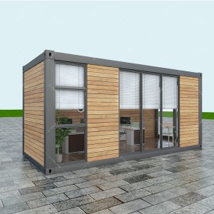 Gyári gyártású konténerház 20 ft-os, modern és fenntartható lakhatási megoldás