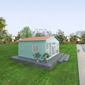 Caseta de bungalow de luxe ecològic de baix cost Contenidor prefabricat Vil·la d'acer Casa petita