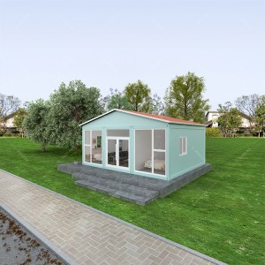 Nízkonákladový ekologický luxusný bungalov Case Prefabrikovaný kontajner Oceľová vila Tiny House