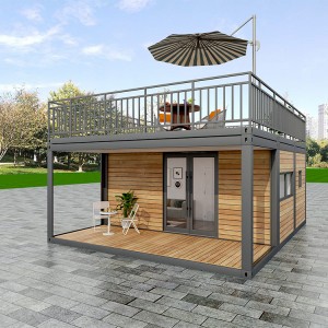 High-end prefabricated house, customized layout, modular house, steel heavy, flat pack container