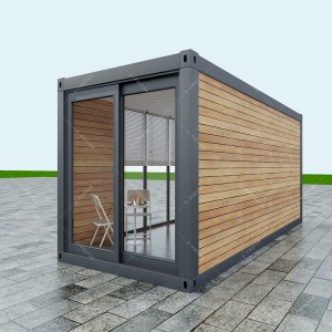 Фабрично произведен контейнерен дом 20 фута, модерно и устойчиво решение за живеене
