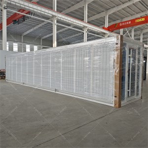 Kina fabrikspris 40FT Nem installation Foldbar færdiglavet stor størrelse foldemodulær præfabrikeret udvidelig containerhjem