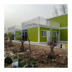 Madaling I-assemble ang Convenient Durable Structure Anti Hurricane Galvanized Steel Structure Container Houses Para sa Masayang Biyahe