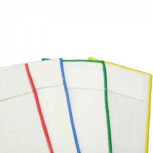 Ühekordselt kasutatav värviliste servadega taskupesulapp