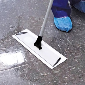 Eco-Friendly Disposable Microfiber Clean Room Mop Pad 18X5 pulgada
