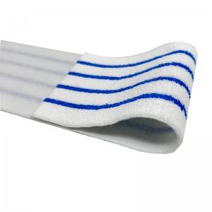 Blue Stripe Mikrozuntz botatzeko mop Pad