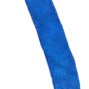 Hot Selling Blue Strip Microfiber Cleaning Mop Head With Plastic Head