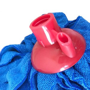 Plastik Kafalı Sıcak Satış Mavi Şerit Mikrofiber Temizlik Paspas Kafası