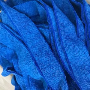 Esun Microfiber ທໍາຄວາມສະອາດພື້ນເຮືອນ Terry Mop Cloth Washable Terry Strip Mop ຫົວ