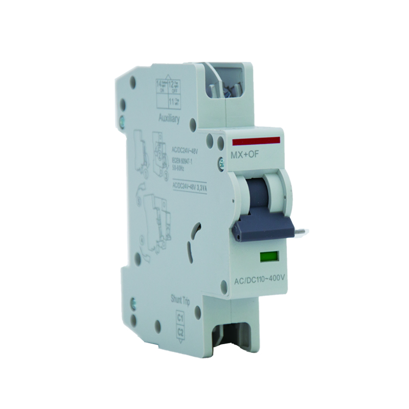 NB1 series circuit breaker accessories Passive shunt + auxiliary MX+OF AC230V/DC24V